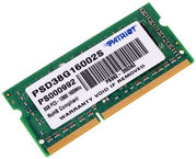 Patriot SO-DIMM 8Gb DDR3 PC12800 (1600MHz) 1.5V (PSD38G16002S)