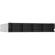 QNAP Сетевое хранилище TS-1232PXU-RP-4G 12-Bay quad-core 64-bit AL324 1.7 GHz rackmount NAS with 250W redundant PSU, 4GB DDR4 UDIMM RAM (max 1x16GB), SATA 6Gb/s, 2x 10GbE SFP+ LAN, 2x2.5 GbE LAN, 1x PCIe Gen2 x2 slot. W/o RAIL-B02