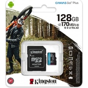 Kingston microSDXC 128GB SDCG3/128GB Canvas Go! Plus + adapter