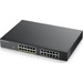 Zyxel GS1900-24EP Smart L2 PoE + switch , rack 19 ", 24xGE (12xPoE +), PoE budget 130 W (GS1900-24EP-EU0101F)