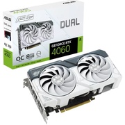 Asus GeForce RTX 4060 8Gb DUAL OC WHITE DUAL-RTX4060-O8G-WHITE (90YV0JC2-M0NA00)