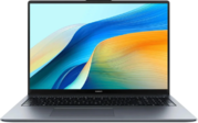 Huawei MateBook D 16 MCLF-X Core i5 12450H 16Gb SSD512Gb Intel UHD Graphics 16" IPS (1920x1200) Windows 11 Home grey space WiFi BT Cam (53013WXF)