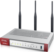 Zyxel ATP100W Wireless Firewall, 2xWAN GE (1xRJ-45 and 1xSFP), 4xLAN / DMZ GE, 802.11a / b / g / n / ac (2.4 and 5 GHz), 1xUSB3.0, AP Controller (8 / 24), Sandbox and Botnet Filter, with a Gold subscription for 1 year (full UTM-functiona (ATP100W-RU0102F
