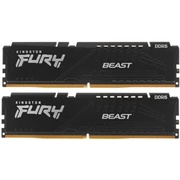Kingston DIMM DDR4 2x32GB KF552C40BBK2-64 5200Mhz Fury Beast RTL PC5-41600 CL40 288-pin 1.25В kit dual rank с радиатором Ret (KF552C40BBK2-64)