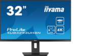 Iiyama 31.5" XUB3293UHSN-B5 черный IPS LED 4ms 16:9 HDMI M/M матовая HAS 1000:1 350cd 178гр/178гр 3840x2160 60Hz DP 4K USB 9.9кг