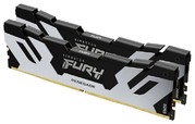 Kingston DIMM DDR5 2x16GB Fury Renegade Silver XMP RTL Gaming 6400Mhz CL32 1.4В kit с радиатором Ret (KF564C32RSK2-48)