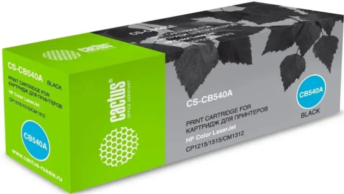 CACTUS CS-CB540A черный (2200стр.) для HP CLJ CP1215, CP1515, CP1518