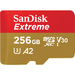 SanDisk MicroSDXC 256Gb Extreme SDSQXA1-256G-GN6MA Class10 + adapter