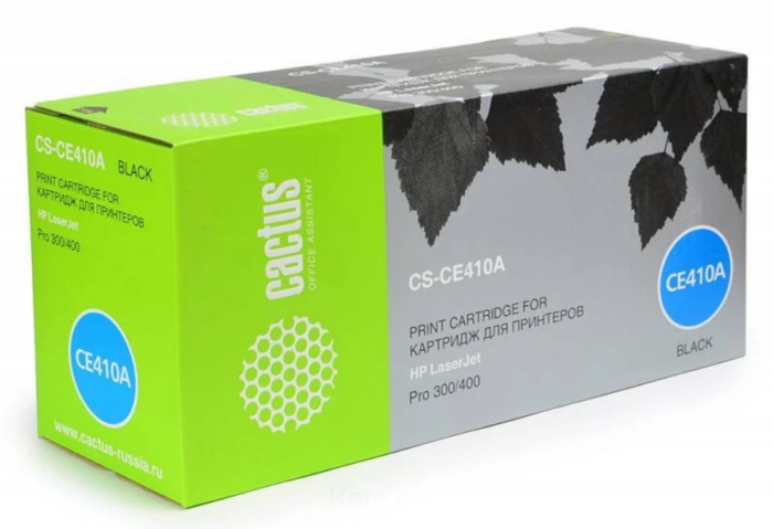 Cactus CS-CE410A CE410A черный (2200стр.) для HP LJ Pro 300/M351/400/M451