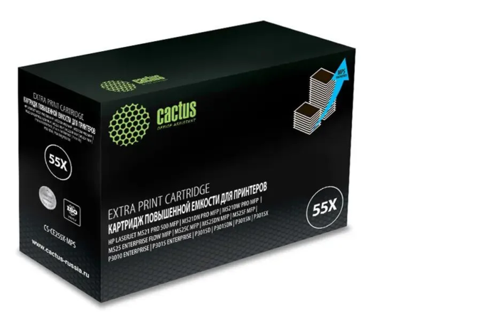 CACTUS CS-CE255X для принтера HP LaserJet P3015 12500 стр