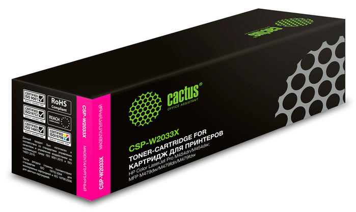 Cactus CSP-W2033X 415X пурпурный (6000стр.) для HP LJ M454/MFP M479