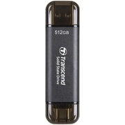 Transcend External SSD ESD310S 512GB USB 10Gbps (3.2 Gen2) Silver (TS512GESD310S)