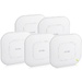 Zyxel (pack of 5 pcs) hybrid access points NebulaFlex Pro WAX510D, WiFi 6, 802.11a / b / g / n / ac / ax (2.4 and 5 GHz), MU-MIMO, internal antennas 2x2, up to 575 + 1200 Mbps , 1xLAN GE, PoE, 4G / 5G protection (WAX510D-EU0105F)