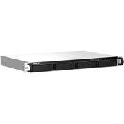 QNAP Сетевое хранилище TS-464eU-8G NAS 4 HDD trays, rackmount 1U, 1 PSU. 4-core Intel Celeron N5105/N5095 2.0-2.9 GHz, 8 GB RAM, 2x2.5GbE, 2xUSB 3.2 Gen 2 (10Gbps), 2xUSB 2.0, 1xHDMI, 2xM.2 PCIe Gen 3 x1 slots , W/o rail kit RAIL-B02