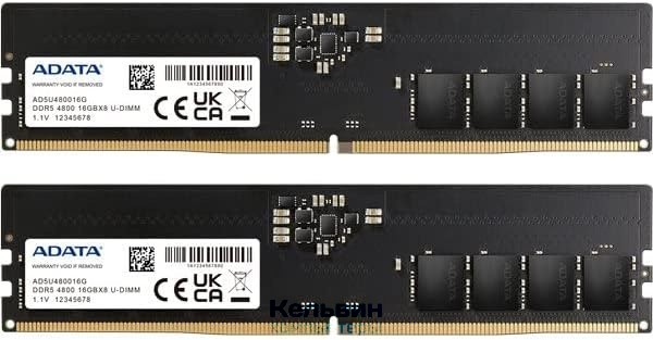 DIMM DDR5 2x16GB ADATA 4800MHz AD5U480016G-DT