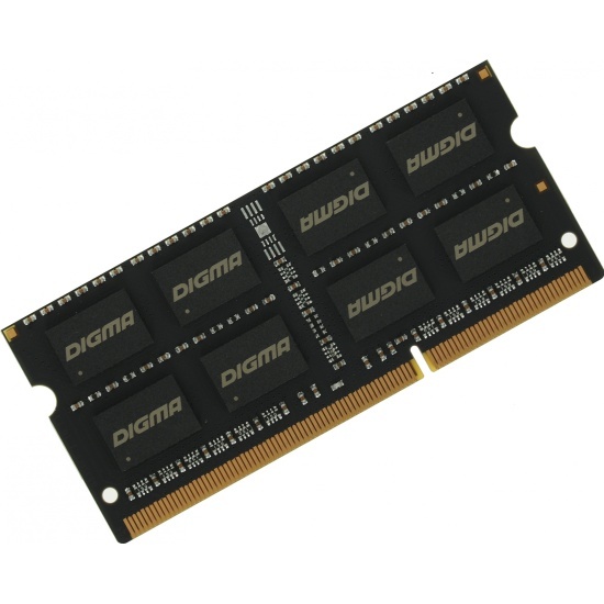 SODIMM 8Gb DDR3 PC12800 (1600MHz) Digma DGMAS31600008D