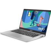 MSI Modern 14 C12M-239RU Core i5 1235U 8Gb SSD512Gb Intel Iris Xe graphics 14" IPS FHD (1920x1080) Windows 11 Home silver WiFi BT Cam (9S7-14J111-239)