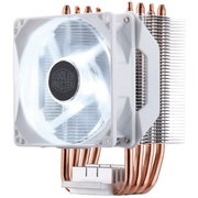 Cooler Master Hyper H410R White Edition (100W, 4-pin, 136mm, tower, Al/Cu, white LED, fans: 1x92mm/34.1CFM/29dBA/2000rpm, 1700/1200/115x/AM4/AM5) (RR-H41W-20PW-R1)