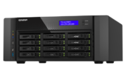 QNAP Сетевое хранилище TS-h1290FX-7302P-128G12-Bay NAS(2.5 SATA/SSD U.2 NVMe w/o HDD), AMD EPYC 7302P 3.0 GHz (3.3 GHz), 128 GB DDR4 ECC, 2x2.5GbE LAN, 2 x 25GbE SFP28 port