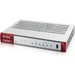 Zyxel Firewall ZyWALL USG FLEX 100, 2xWAN GE (1xRJ-45 and 1xSFP), 4xLAN / DMZ GE, 1xUSB3.0, AP Controller (8/24) (USGFLEX100-RU0101F)