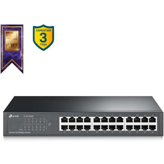 TP-Link TL-SF1024D (L2) 24x100Мбит/с неуправляемый