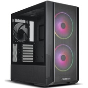 Lian-Li Lancool 216 черный без БП ATX 2xUSB3.0 audio bott PSU (G99.LAN216RX.10)