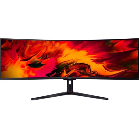 Acer Nitro EI491CURSbmiipphx, 49", 32:9, VA, 4 мс, 400cd/m, 3000:1, 5120x1440 (DQHD), 120Hz, 2x HDMI, 2x DP, HAS, speakers, curved, цвет чёрный, UM.SE1EE.S05