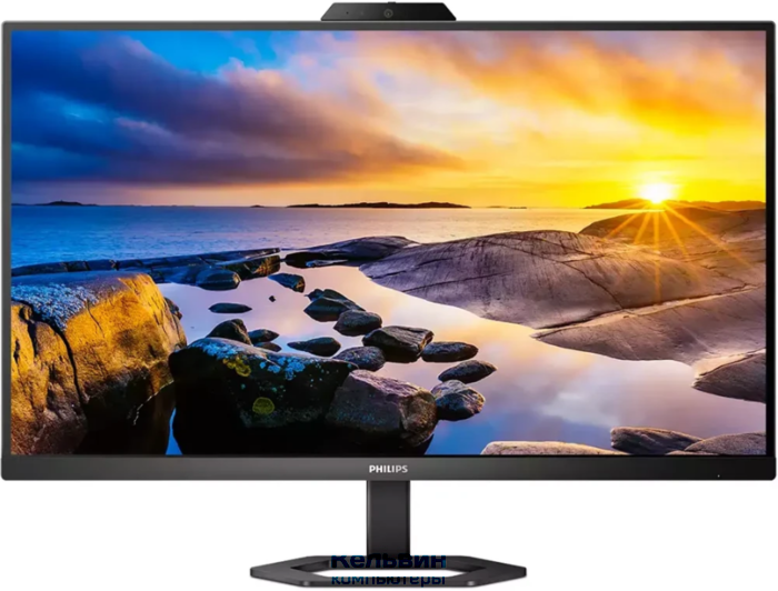Philips 27E1N5600HE 27"" 16:9 2560х1440(WQHD) IPS, nonGLARE, 75 Hz, 300 cd/m2, H178°/V178°, 1000:1, 16.7M, 4ms, HDMI, DP, USB-C, USB-Hub, Height adj, Pivot, Tilt, Swivel, Speakers, Camera, 2Y, Black (27E1N5600HE (00/01))