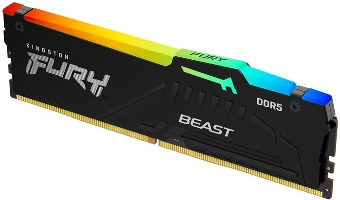 DIMM DDR5 32Gb Kingston 5600Mhz CL40 FURY Beast RGB (KF556C40BBA-32)