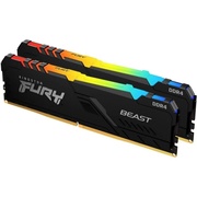 Kingston DIMM DDR4 2x16Gb Fury Beast RGB RTL Gaming 2666Mhz PC4-21300 CL16 1.2В dual rank с радиатором Ret (KF426C16BB12AK2/32)