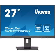 Iiyama 27" ProLite XUB2792QSN-B5 черный IPS LED 4ms 16:9 HDMI M/M матовая HAS Piv 350cd 178гр/178гр 2560x1440 75Hz DP WQ USB 6.8кг