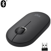 Logitech M350 Pebble Mouse, black (910-005718)