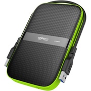 Silicon Power USB 3.0 2TB SP020TBPHDA60S3K A60 SP020TBPHDA60S3K Armor 2.5" черный/зеленый