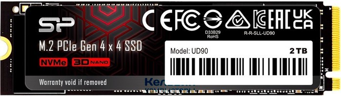 Silicon Power PCIe 4.0 x4 2TB SP02KGBP44UD9005 M-Series UD90 M.2 2280