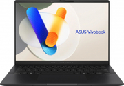 Asus VivoBook S 14 OLED M5406NA-QD107W 14"(1920x1200 (матовый))/AMD Ryzen 5 7535HS(3.8Ghz)/8192Mb/512PCISSDGb/noDVD/Int:AMD Radeon/Cam/BT/WiFi/75WHr/war 1y/1.3kg/Neutral Black/Win11Home + алюм корп (90NB1493-M00690)