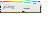 Kingston DIMM DDR5 32Gb KF552C40BWA-32 Fury Beast RGB RTL Gaming White 5200Mhz CL40 1.25В single rank с радиатором Ret