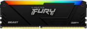 Kingston DIMM DDR4 32Gb KF426C16BB2A/32 Fury Beast RGB RTL Gaming 2666Mhz CL16 1.2В dual rank с радиатором