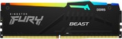 Kingston DIMM DDR5 8Gb KF560C36BBEA-8 Fury Beast Expo RGB RTL Gaming 6000Mhz CL36 1.35В single rank с радиатором