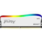 Kingston DIMM DDR4 16Gb KF432C16BWA/16 Fury Beast RGB RTL Gaming 3200Mhz CL16 1.35В single rank с радиатором White