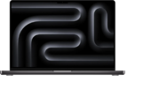 Apple MacBook Pro A2991 M3 Pro 12 core 18Gb SSD512Gb/18 core GPU 16.2" Liquid Retina XDR (3456x2234) Mac OS black WiFi BT Cam (MRW13HN/A)