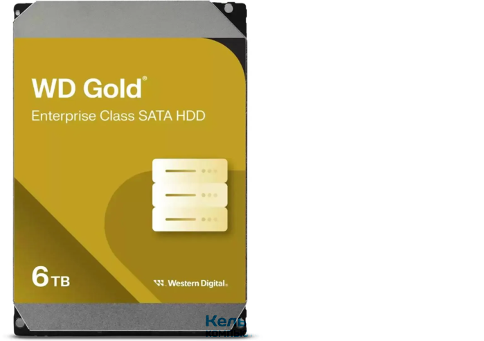 Western Digital SATA-III 6TB WD6004FRYZ Desktop Gold 512E (7200rpm) 256Mb 3.5"