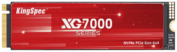 Kingspec XG7000-512 2280, 2048GB, M.2(22x80mm), NVMe, PCIe 4.0 x4, 3D NAND, R/W 7400/6400MB/s, IOPs 700 000/600 000, TBW 1200, DWPD 0.89, with Heat Sink