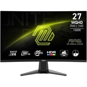 MSI 27" Mag 27CQ6F черный 2560x1440180Hz, VA, LED, 5000:1, 300 Кд/м?, 178°/178°, DisplayPort 1.4, HDMI 2.0b x2, изогнутый: 1500R, Adaptive-Sync (9S6-3CD91M-025)