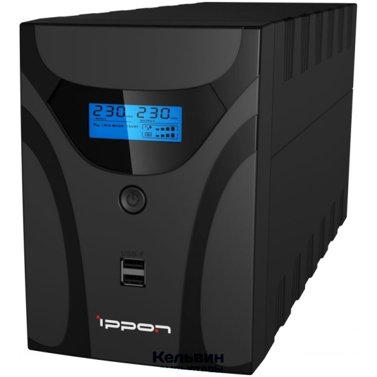 Ippon Smart Power Pro II Euro 1600 960Вт 1600ВА черный (1029742)