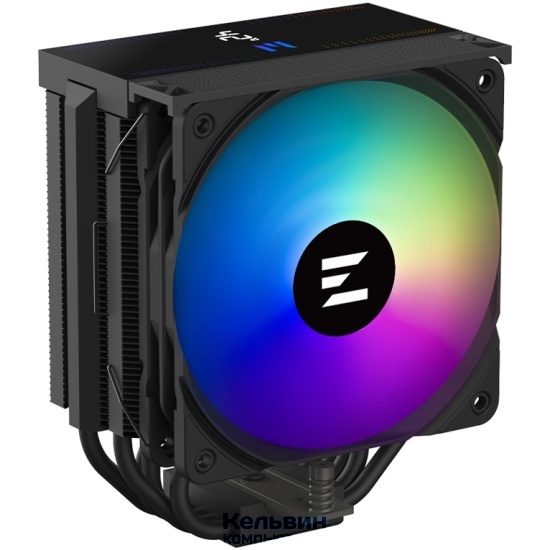 Zalman CNPS13X DS ARGB Soc-AM5/AM4/1151/1200/1700 черный/белый 4-pin 29.7dB Al+Cu LCD 240W 810gr Ret (CNPS13X DS BLACK)