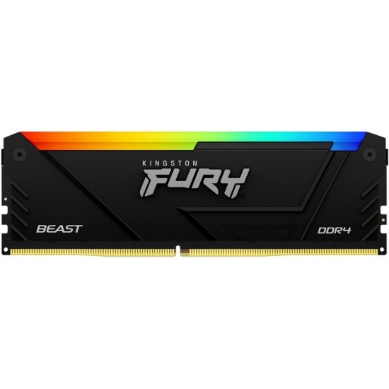 DIMM DDR4 8Gb Kingston KF436C17BB2A/8 Fury Beast RGB XMP 3600Mhz CL17 1.35В single rank с радиатором Ret