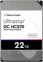 Western Digital SATA Server 22Tb Ultrastar DC HC570 7200 6Gb/s 512MB (WUH722222ALE604)