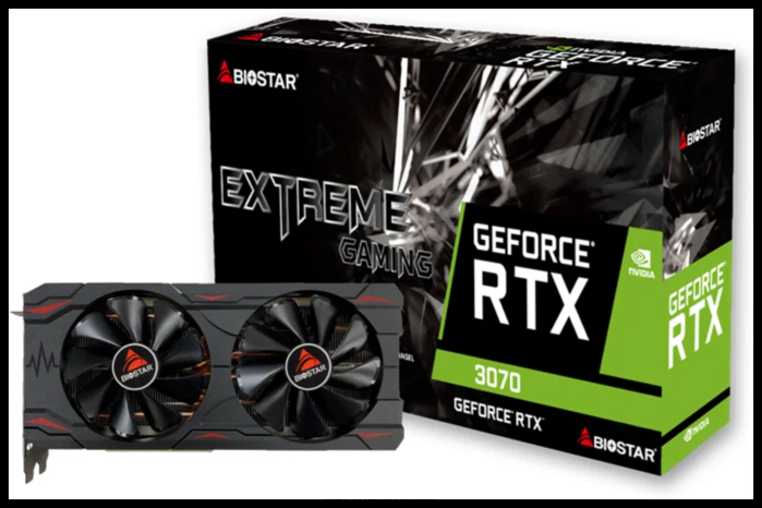Biostar GeForce RTX 3070 Extreme Gaming 8Gb (VN3706RM82)