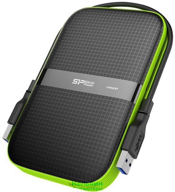 Silicon Power USB3.0 4TB SP040TBPHDA60S3A A60 Armor 2.5" черный