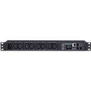 CyberPower 20MHVIEC8FNET(31005) NEW Monitor 1U type PDU, 16Amp, 8 IEC outlets, PPBE management S/W. (PDU31005)